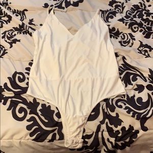 White Blouse tank top Body Suit